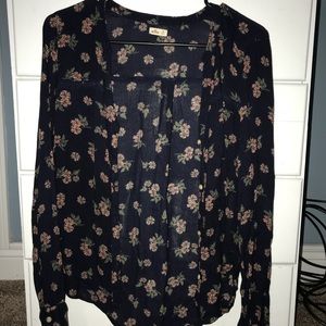 Long sleeve flower shirt!